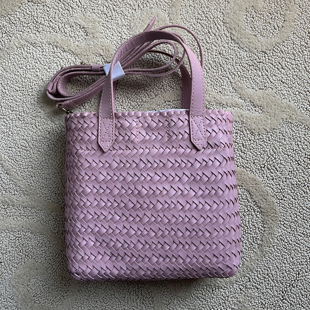 The Small Transport Crossbody: Woven Leather Edition - Picture 3 of 4